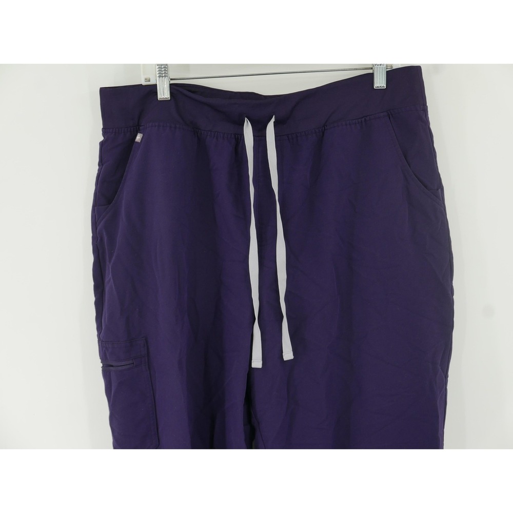 FIGS Scrubs Technical Collection Medical Jogger Pants Purple Women's 2XL Tall